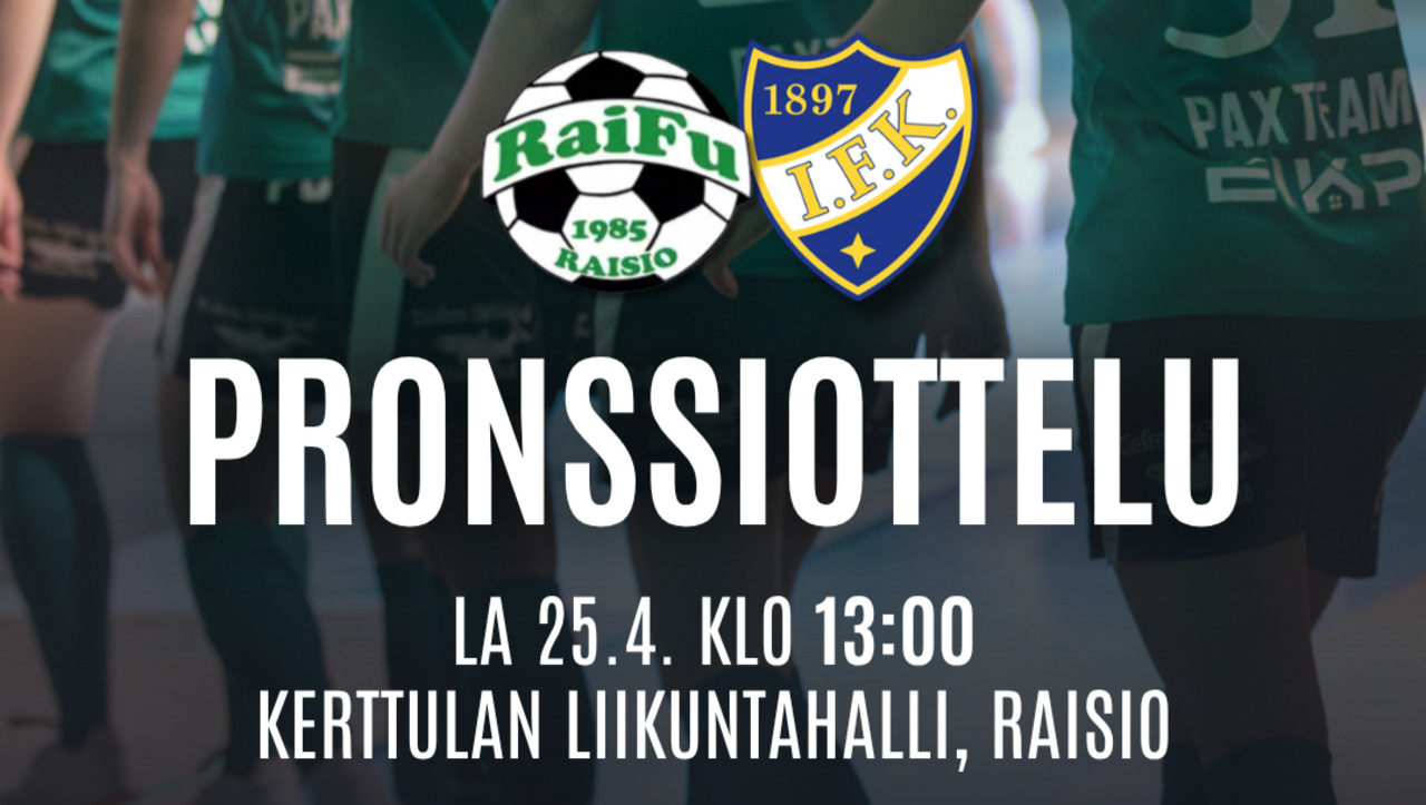 Featured image for “SM-PRONSSI RATKAISTAAN RAISIOSSA – TULE MUKAAN!”